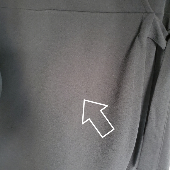 NEW Madewell Linen-Blend Balloon-Sleeve Wrap Dress - Picture 7 of 16